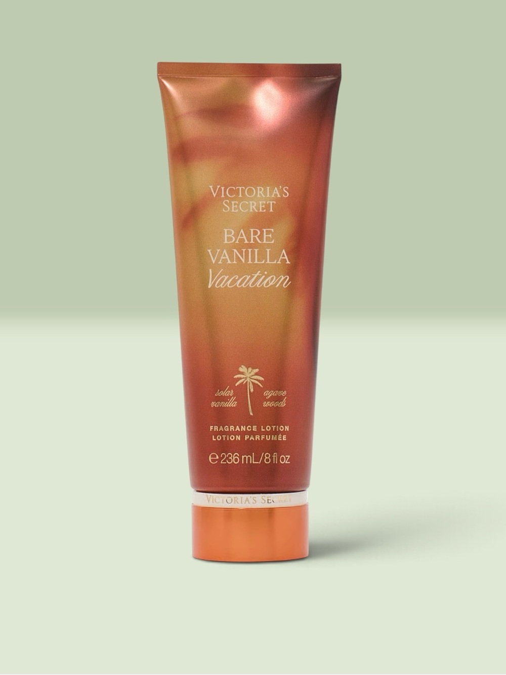 Victoria's Secret BARE VANILLA VACATION Fragrance Lotion ~ 8 fl.oz.